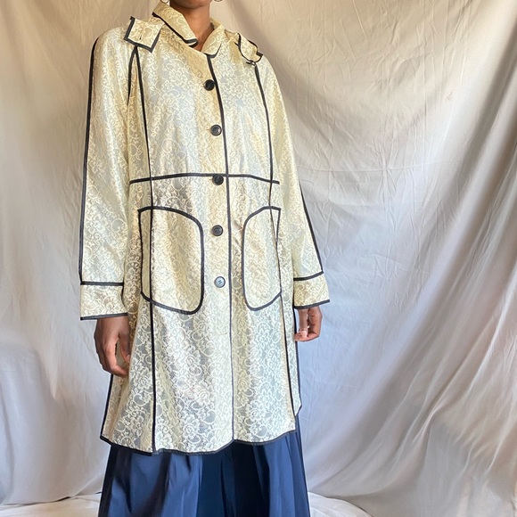 Jackets & Blazers - Crochet detail summer raincoat